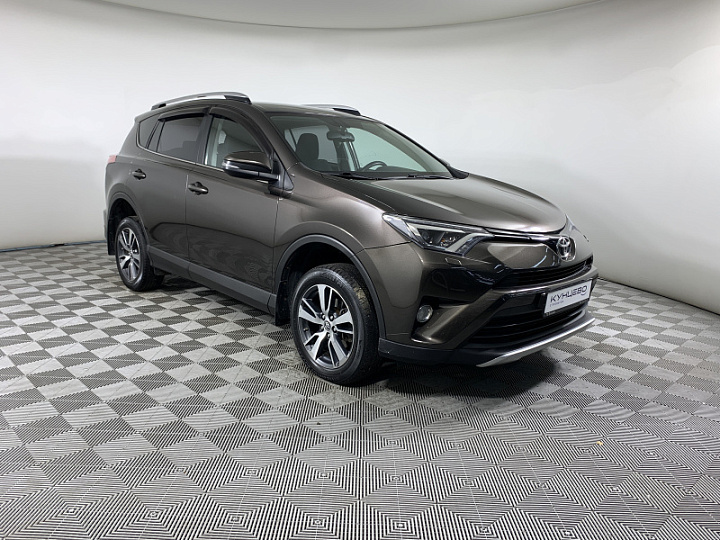 TOYOTA RAV4 2, 2018 года, Вариатор, Серо-коричневый