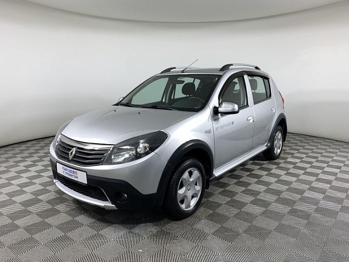 RENAULT Sandero Stepway 1.6, 2013 года, Механика, Серебристо-желтый