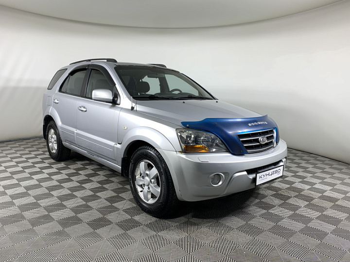 KIA Sorento 2.5, 2007 года, Автоматическая, Серебристый