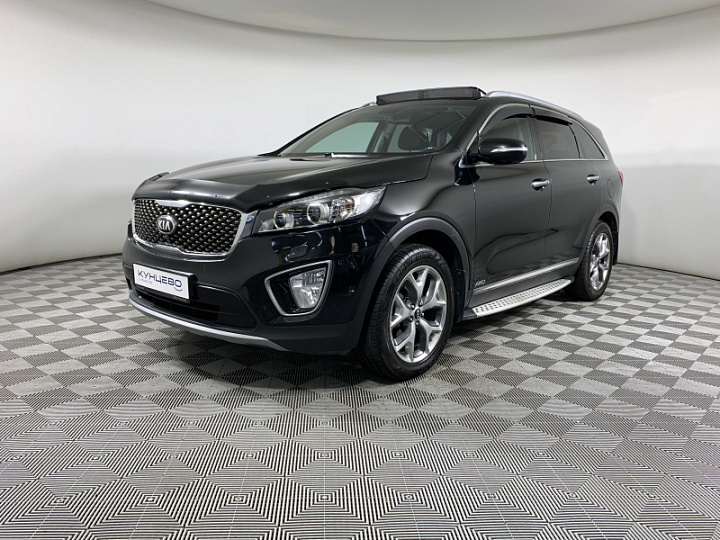 KIA Sorento 3.3, 2016 года, Автоматическая, ЧЕРНЫЙ