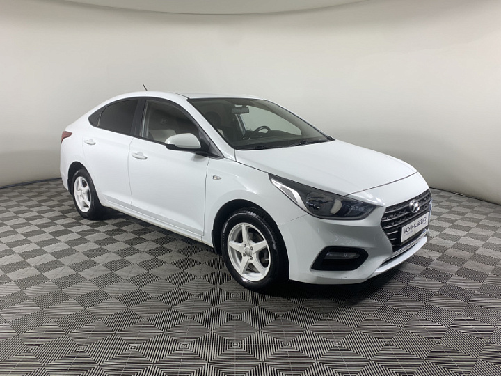 Hyundai Solaris 1.6, 2017 года, Автоматическая, Белый