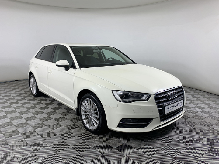 AUDI A3 1.4, 2013 года, Робот, БЕЛЫЙ