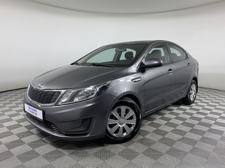 KIA Rio 1.4, 2014 года, Автоматическая, ТЕМНО-СЕРЫЙ