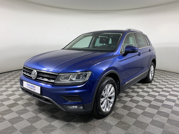 VOLKSWAGEN Tiguan 2, 2018 года, Робот, ЯРКО-СИНИЙ