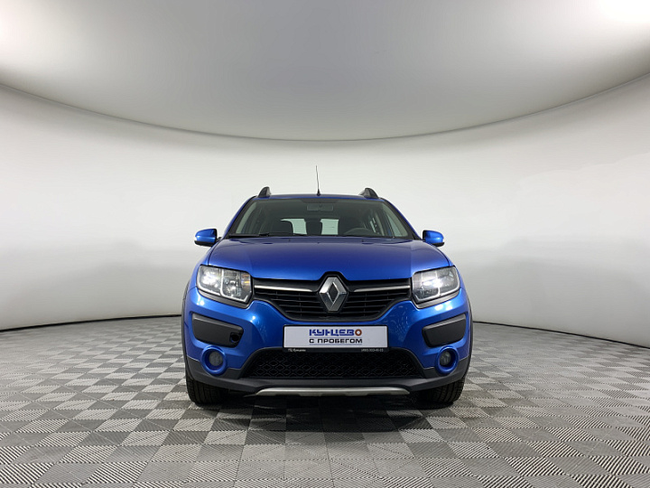 RENAULT Sandero 1.6, 2018 года, Автоматическая, Светло-синий