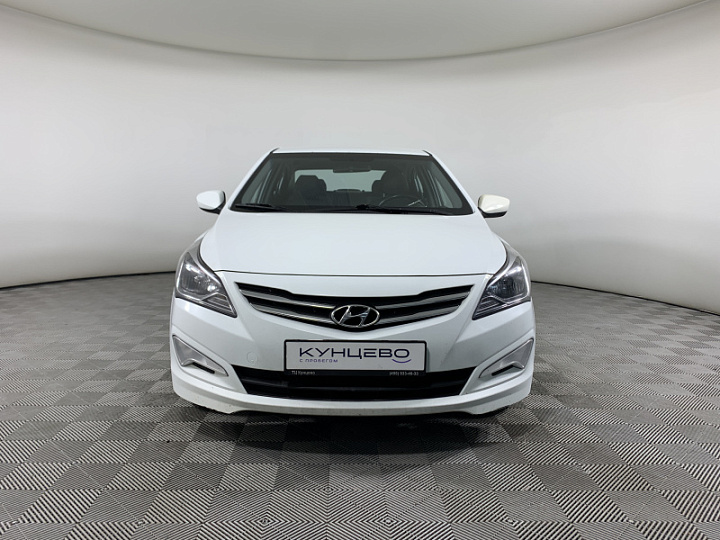 HYUNDAI Solaris 1.6, 2015 года, Механика, БЕЛЫЙ
