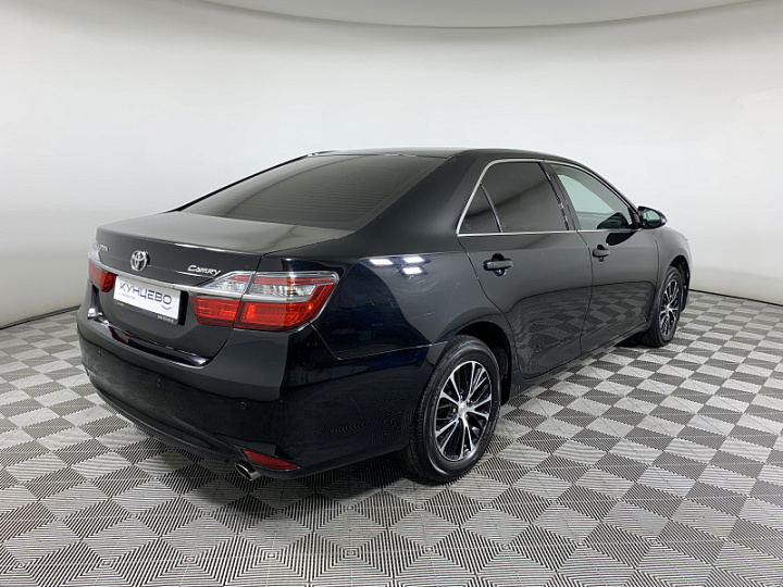 TOYOTA Camry 2.5, 2015 года, Автоматическая, Черный металлик