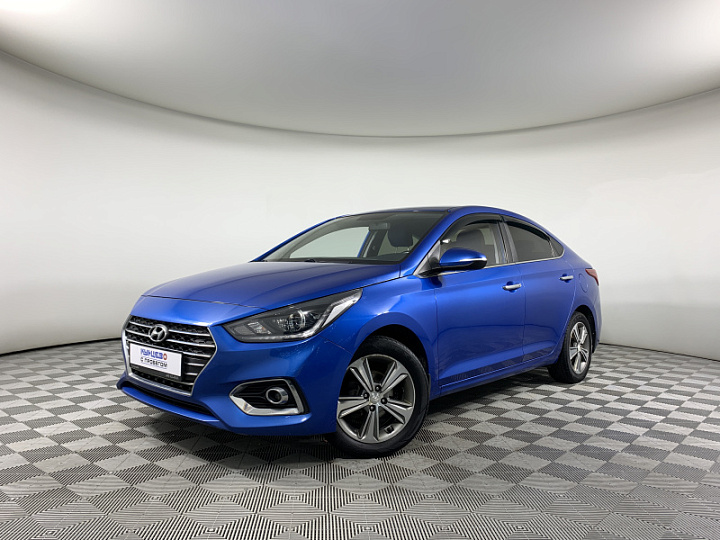 HYUNDAI Solaris 1.6, 2017 года, Автоматическая, СИНИЙ