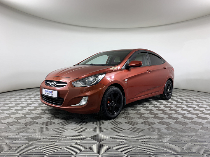 HYUNDAI Solaris 1.6, 2011 года, Механика, Красный гранат