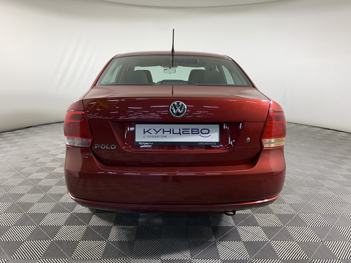 VOLKSWAGEN Polo 1.6, 2013 года, Автоматическая, ВИШНЕВО-КРАСНЫЙ