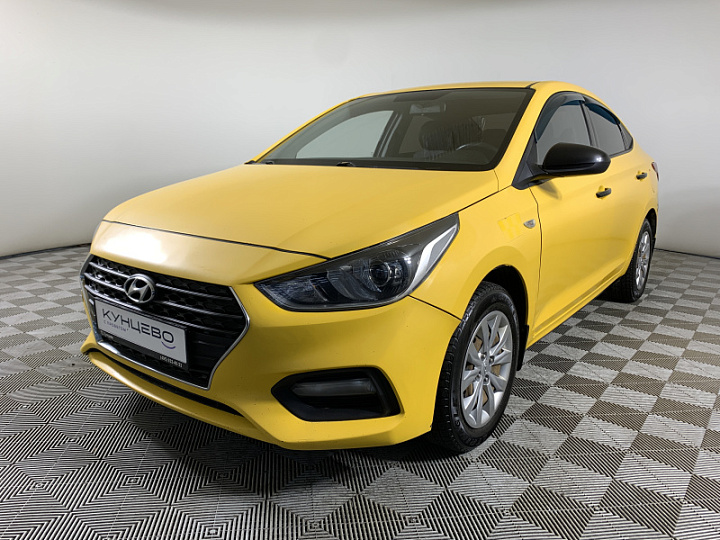 HYUNDAI Solaris 1.6, 2019 года, Автоматическая, ЖЕЛТЫЙ