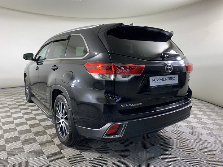 TOYOTA Highlander 3.5, 2018 года, Автоматическая, ЧЕРНЫЙ