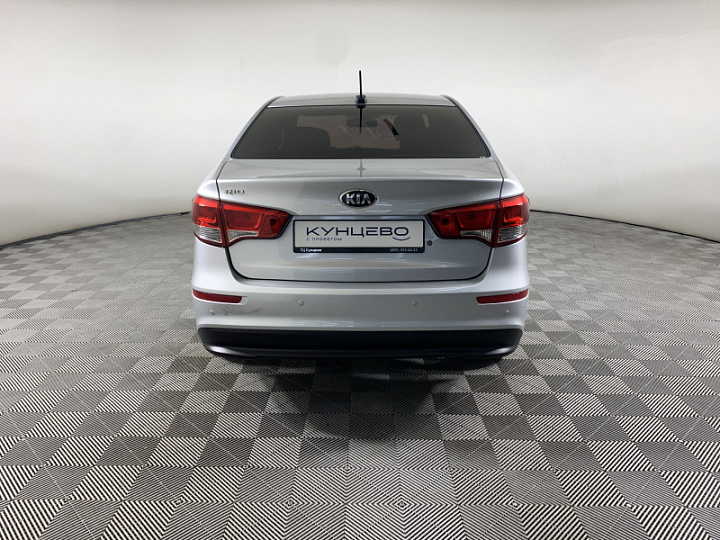 KIA Rio 1.6, 2017 года, Автоматическая, Серебристый