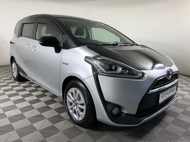 Toyota Sienta 1.5, 2018 года, Вариатор, Серый