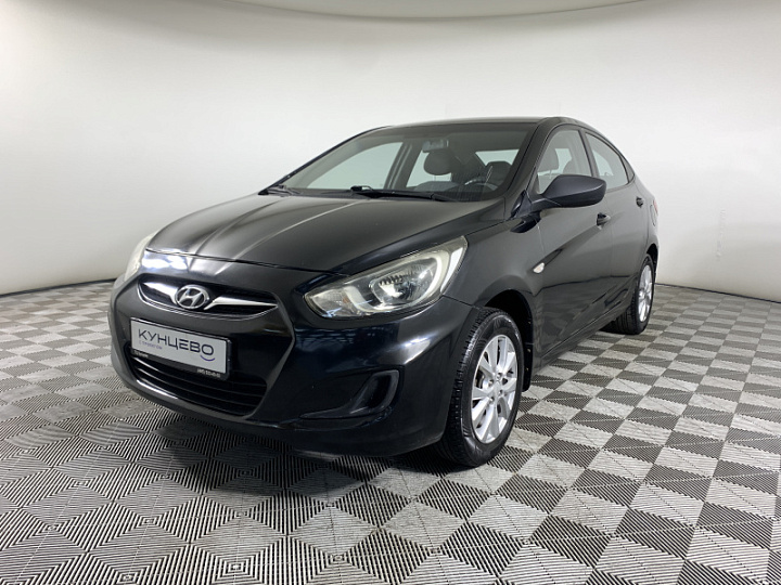 HYUNDAI Solaris 1.4, 2012 года, Автоматическая, ЧЕРНЫЙ