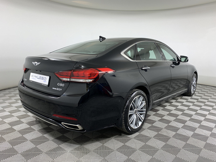 GENESIS G80 2, 2017 года, Автоматическая, ЧЕРНЫЙ