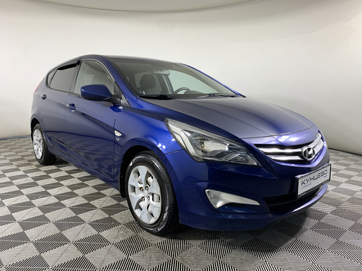 HYUNDAI Solaris 1.6, 2016 года, Механика, СИНИЙ