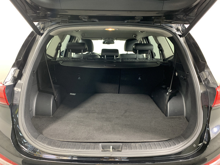 HYUNDAI Santa Fe 2.2, 2019 года, Автоматическая, ЧЕРНЫЙ