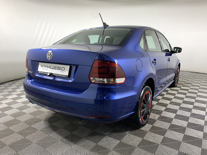 VOLKSWAGEN Polo 1.6, 2018 года, Механика, ЯРКО-СИНИЙ