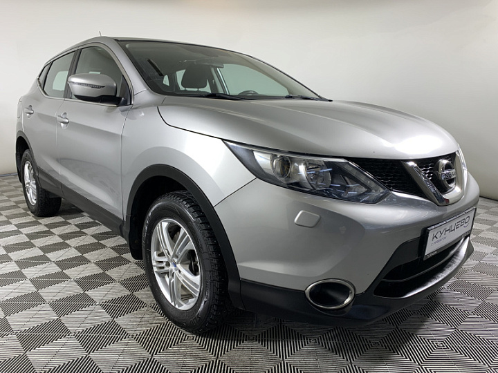 Nissan Qashqai 2, 2015 года, Механика, Серебристый