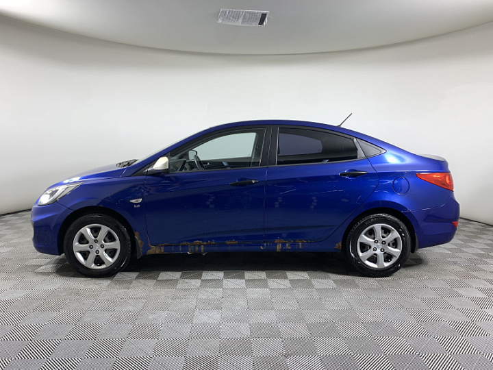 Hyundai Solaris 1.6, 2011 года, Автоматическая, ТЕМНО-СИНИЙ