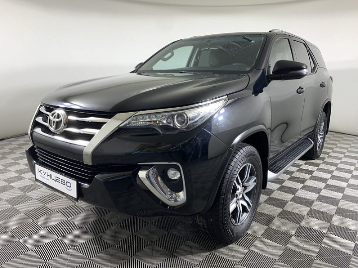 Toyota Fortuner 2.8, 2019 года, Автоматическая, Черный