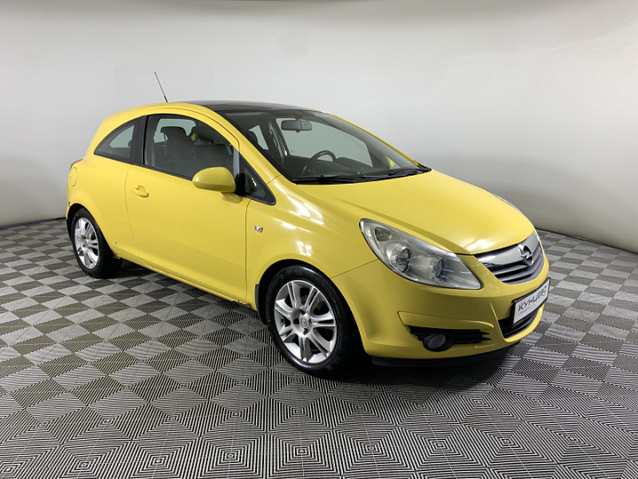 Opel Corsa 1.4, 2008 года, Автоматическая, Желтый