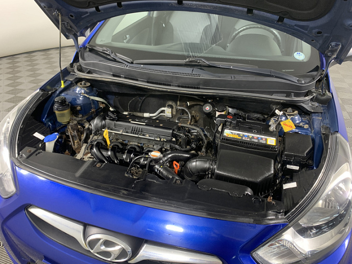 HYUNDAI Solaris 1.6, 2012 года, Автоматическая, ТЕМНО-СИНИЙ
