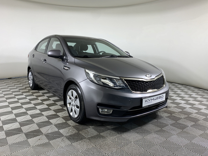 KIA Rio 1.4, 2015 года, Механика, ТЕМНО-СЕРЫЙ