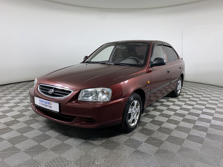 HYUNDAI Accent 1.5, 2007 года, Механика, КРАСНЫЙ