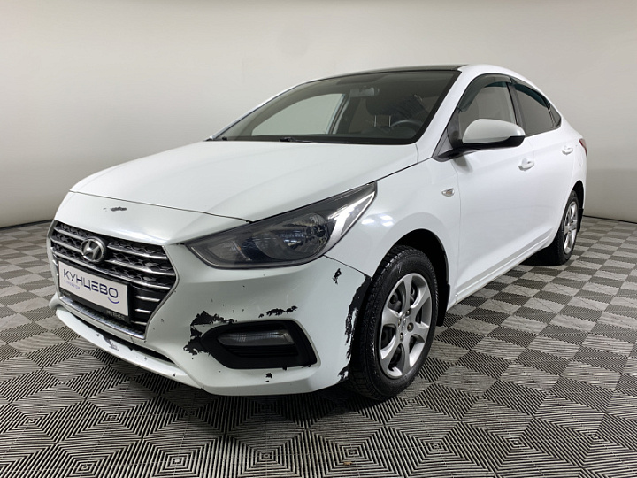 HYUNDAI Solaris 1.4, 2019 года, Механика, БЕЛЫЙ