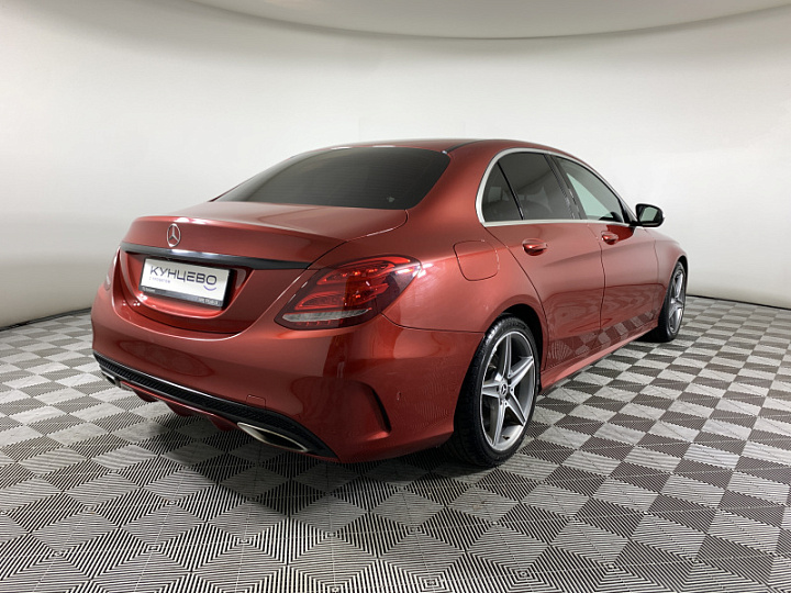 MERCEDES-BENZ C-Класс 180 1.6, 2015 года, Автоматическая, КРАСНЫЙ