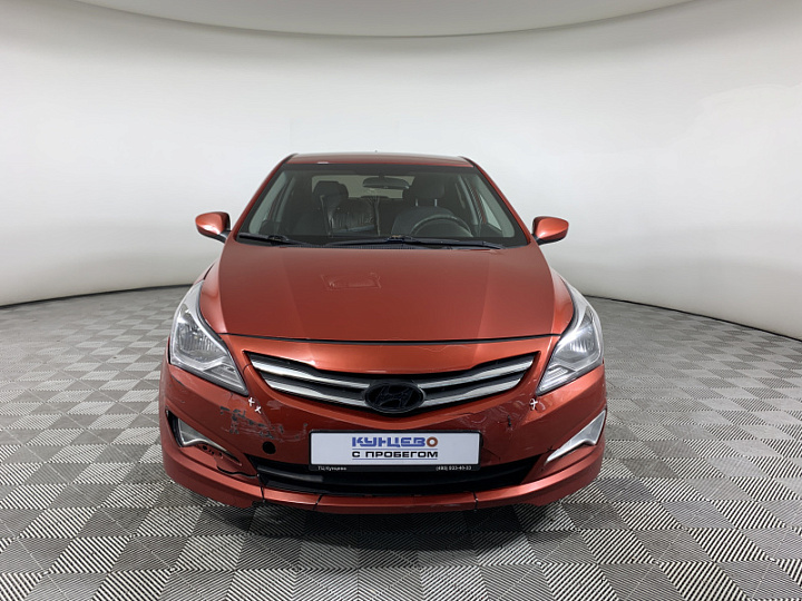 HYUNDAI Solaris 1.4, 2016 года, Автоматическая, Красный гранат