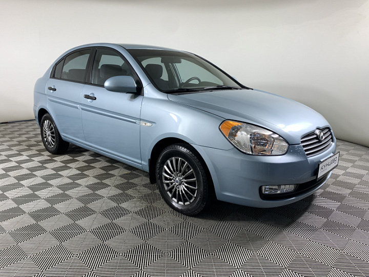HYUNDAI Accent 1.4, 2008 года, Автоматическая, СИНИЙ