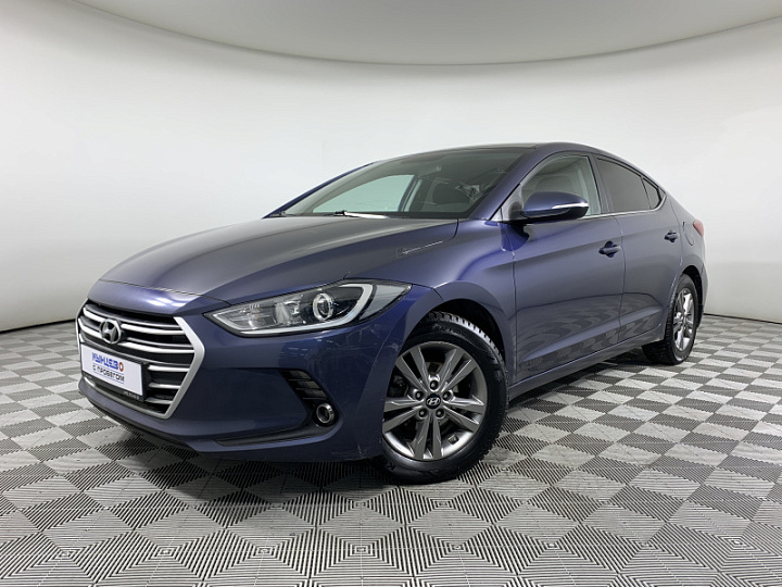 HYUNDAI Elantra 1.6, 2018 года, Автоматическая, СИНИЙ
