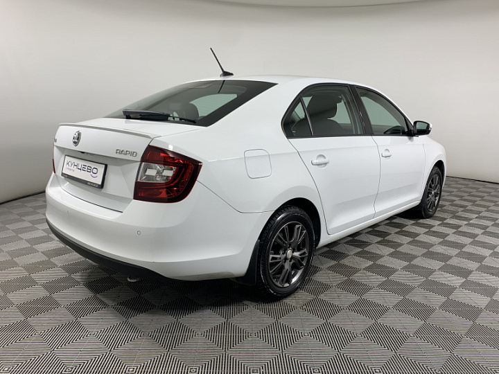 SKODA Rapid 1.4, 2018 года, Робот, БЕЛЫЙ