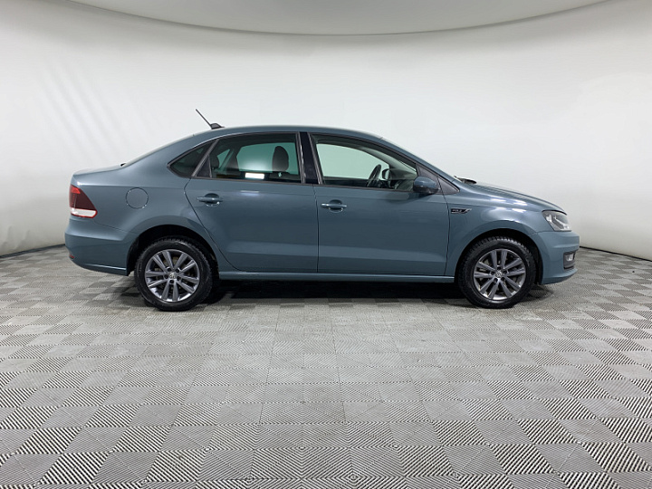 VOLKSWAGEN Polo 1.6, 2019 года, Автоматическая, серо-синий