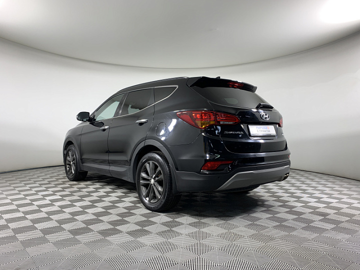 HYUNDAI Santa Fe 2.2, 2017 года, Автоматическая, ЧЕРНЫЙ