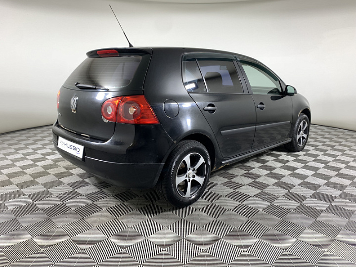 Volkswagen Golf 1.4, 2007 года, Механика, Черный