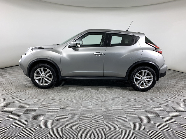 NISSAN Juke 1.6, 2015 года, Вариатор, Серебристый