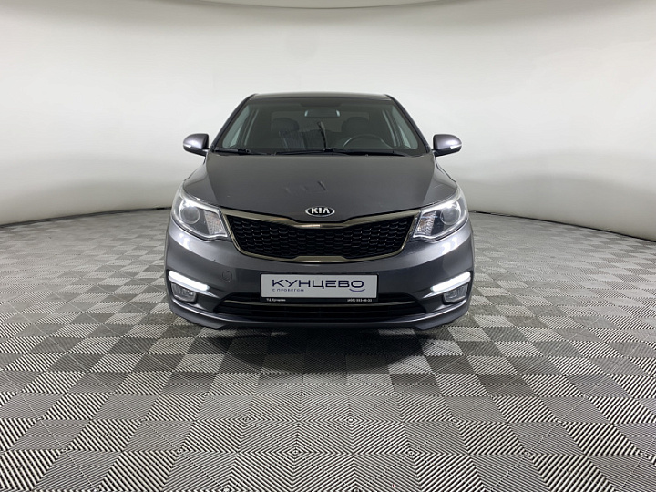 KIA Rio 1.6, 2016 года, Автоматическая, ТЕМНО-СЕРЫЙ