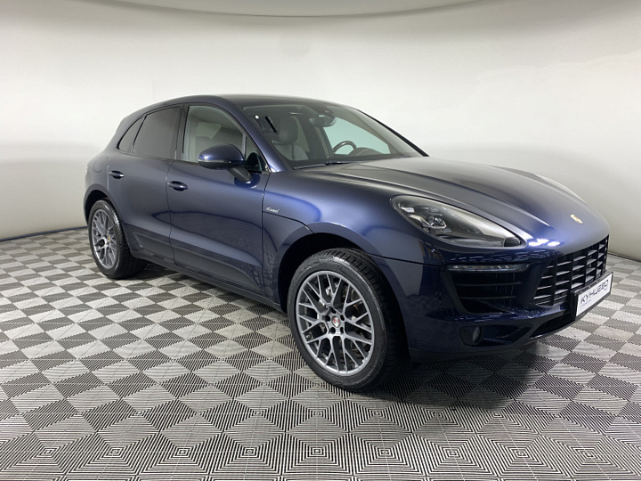 Porsche Macan 3, 2017 года, Робот, Синий
