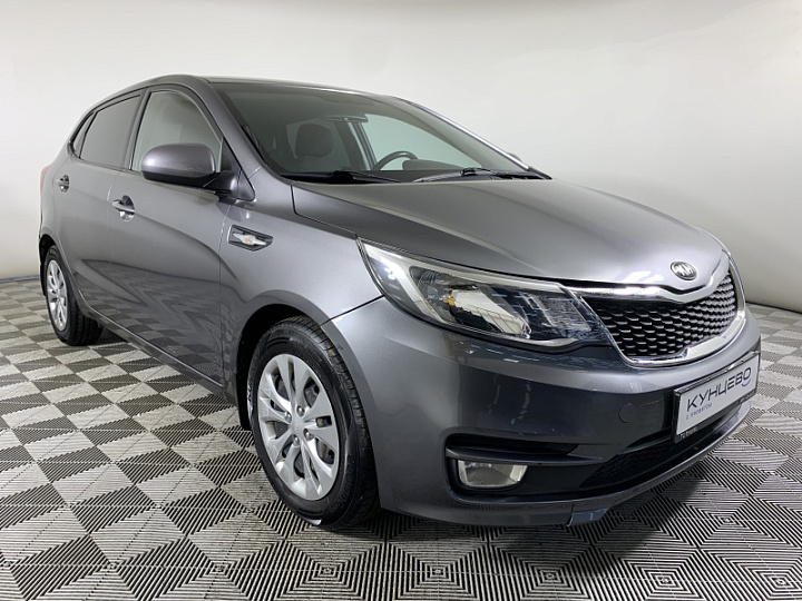 KIA Rio 1.4, 2015 года, Автоматическая, ТЕМНО-СЕРЫЙ
