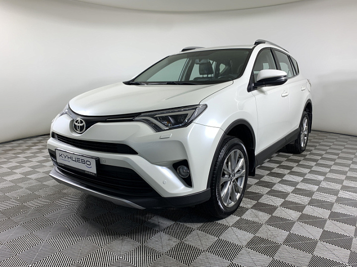 TOYOTA RAV4 2, 2018 года, Вариатор, БЕЛЫЙ