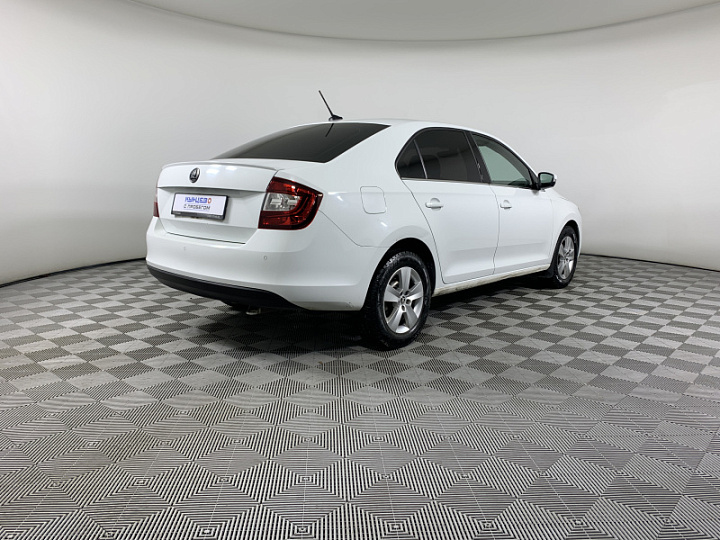 SKODA Rapid 1.4, 2018 года, Робот, БЕЛЫЙ