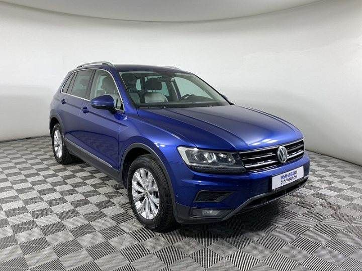 VOLKSWAGEN Tiguan 2, 2018 года, Робот, ЯРКО-СИНИЙ