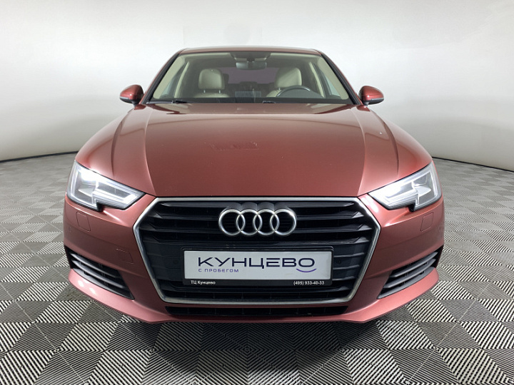 AUDI A4 1.4, 2017 года, Робот, КРАСНЫЙ