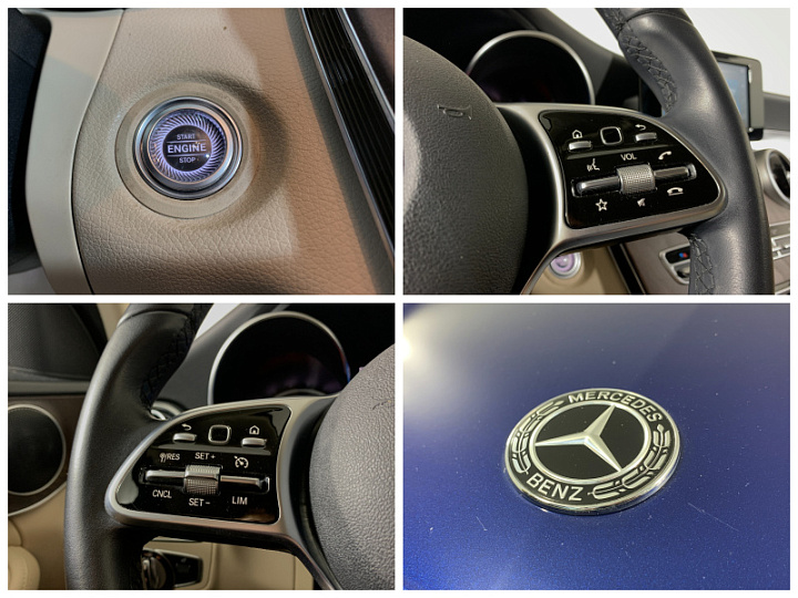 MERCEDES-BENZ C-Класс 180 1.5, 2019 года, Автоматическая, СИНИЙ