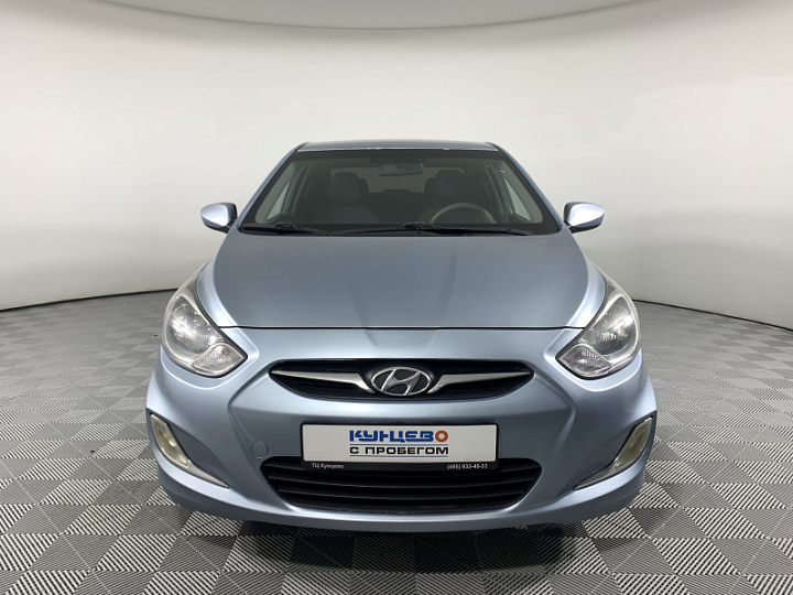 HYUNDAI Solaris 1.4, 2011 года, Механика, Серо-голубой