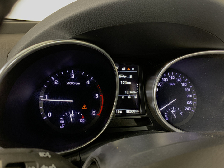 HYUNDAI Santa Fe 2.2, 2017 года, Автоматическая, ЧЕРНЫЙ